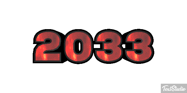 2033 Efeito do texto