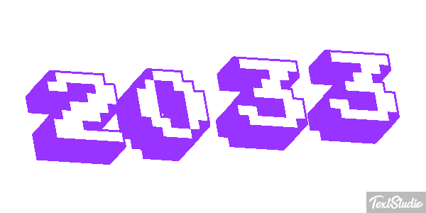 2033 Efeito do texto