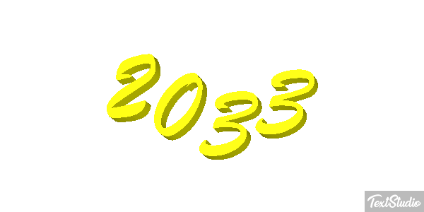 2033 Efeito do texto