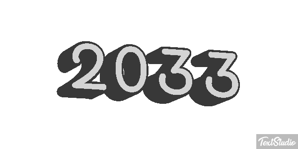 2033 Efeito do texto