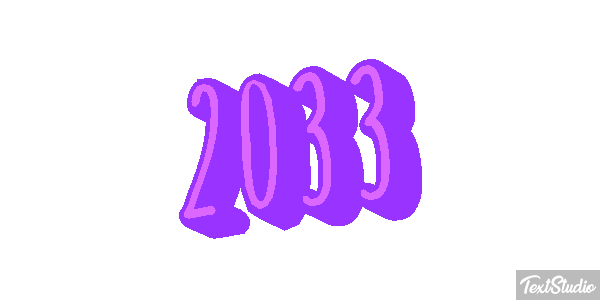 2033 Efeito do texto