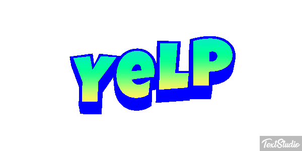 Yelp Efecto de texto