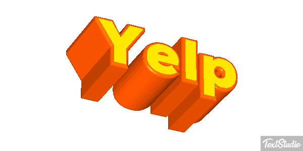 Yelp Efecto de texto