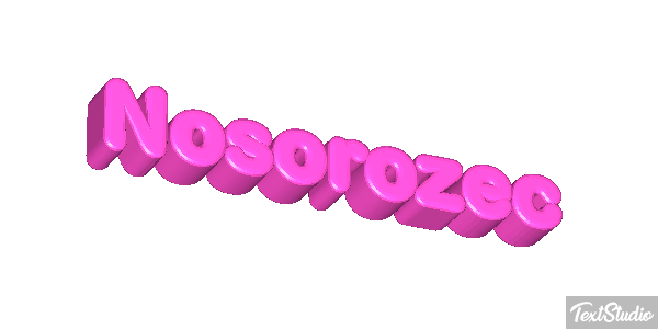 Nosorożec Efekt tekstowy