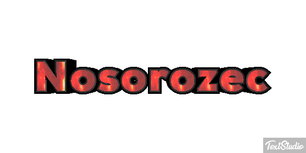 Nosorożec Efekt tekstowy