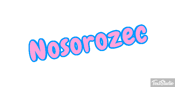 Nosorożec Efekt tekstowy