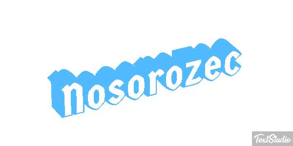 Nosorożec Efekt tekstowy