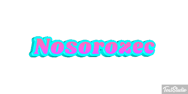 Nosorożec Efekt tekstowy