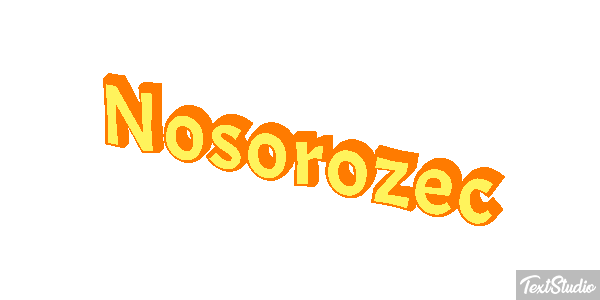 Nosorożec Efekt tekstowy