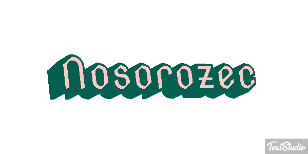 Nosorożec Efekt tekstowy