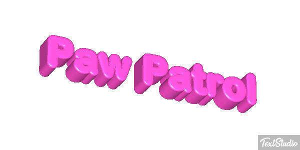 Paw Patrol Efeito do texto
