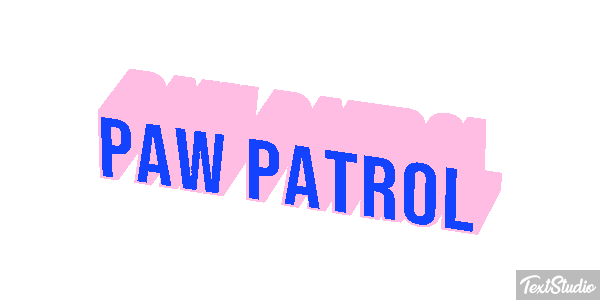 Paw Patrol Efeito do texto