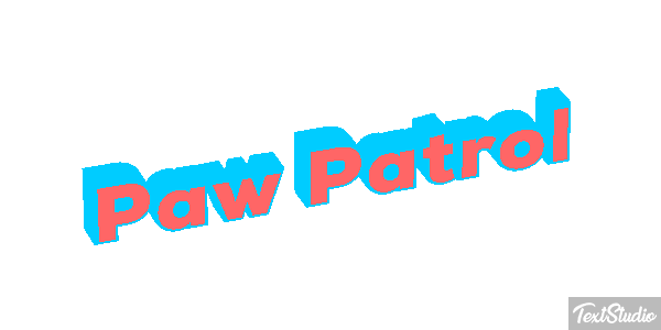 Paw Patrol Efeito do texto