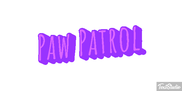 Paw Patrol Efeito do texto