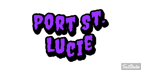 Port St. Lucie Texteffekt