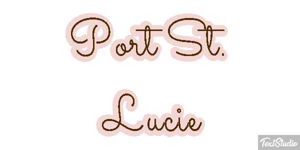 Port St. Lucie Texteffekt