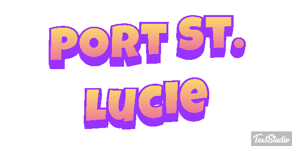 Port St. Lucie Texteffekt