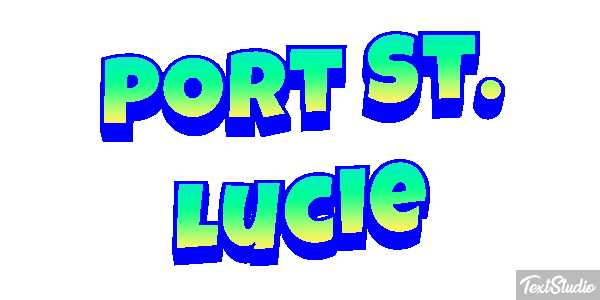 Port St. Lucie Texteffekt