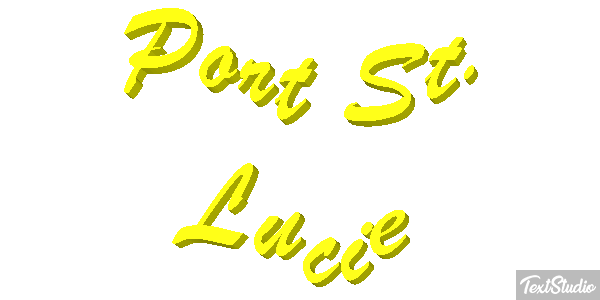 Port St. Lucie Texteffekt