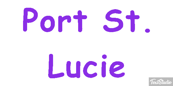 Port St. Lucie Texteffekt