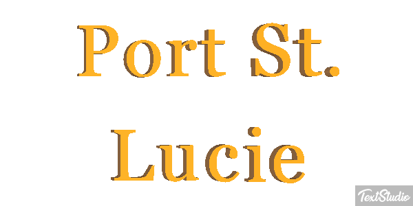 Port St. Lucie Texteffekt