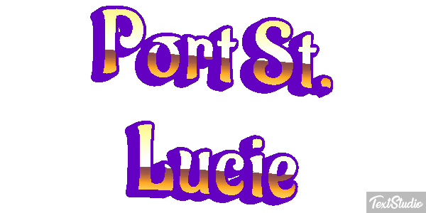Port St. Lucie Texteffekt