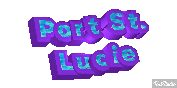 Port St. Lucie Texteffekt
