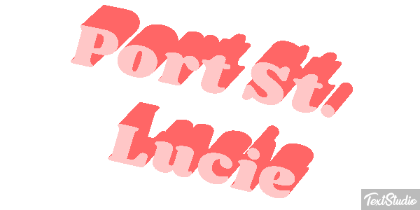 Port St. Lucie Texteffekt