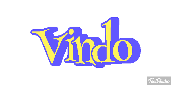 Vindo Efeito do texto