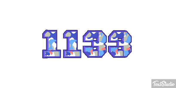 1133 Text effect