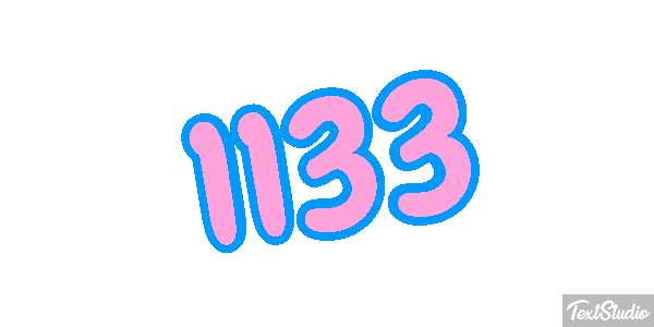 1133 Text effect