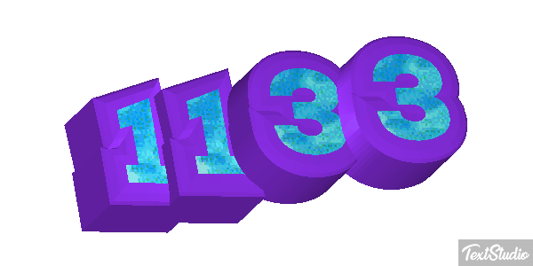 1133 Text effect