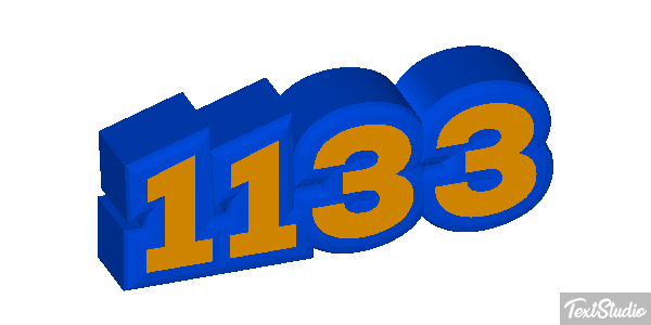 1133 Text effect