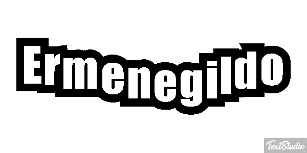 Ermenegildo Tekst effect