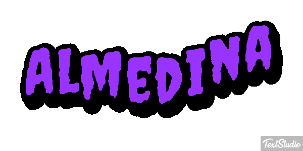 Almedina Text effect