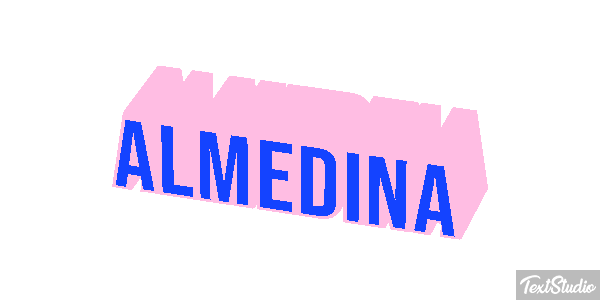 Almedina Text effect