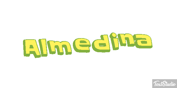 Almedina Text effect