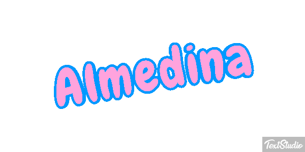 Almedina Text effect