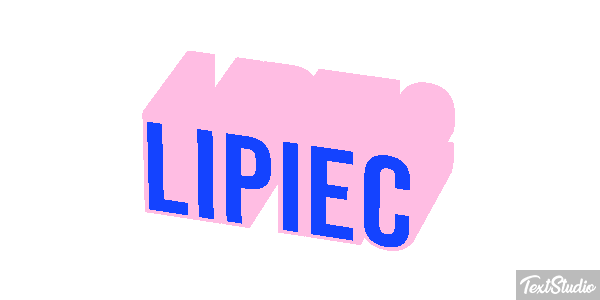 Lipiec Texteffekt