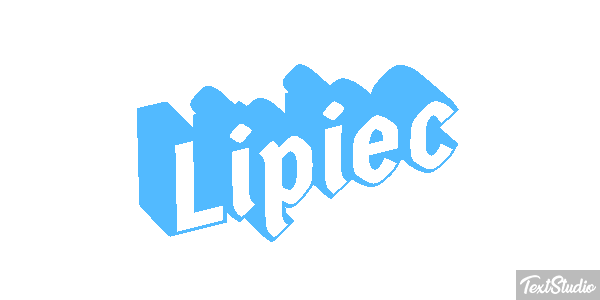 Lipiec Texteffekt