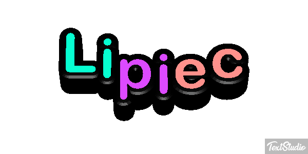 Lipiec Texteffekt
