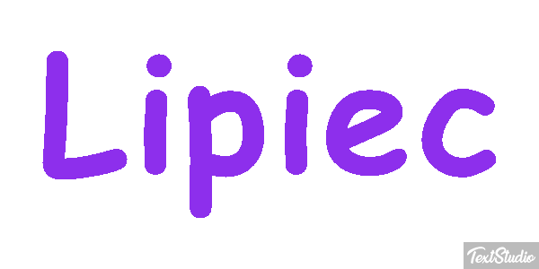 Lipiec Texteffekt