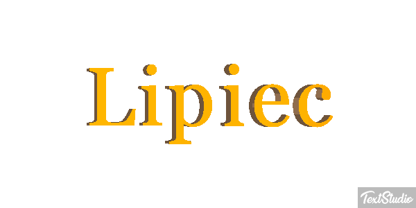Lipiec Texteffekt