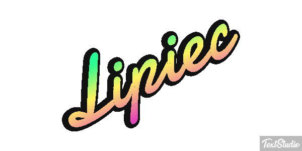 Lipiec Texteffekt