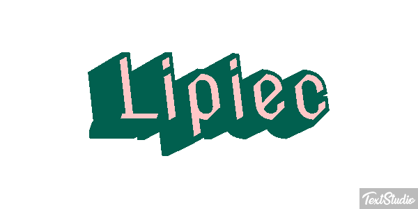 Lipiec Texteffekt