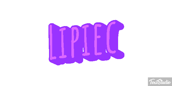Lipiec Texteffekt