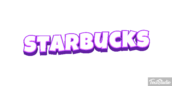 Starbucks Efeito do texto
