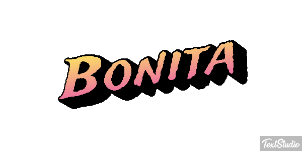 Bonita Efeito do texto