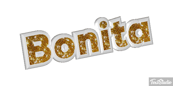 Bonita Efeito do texto