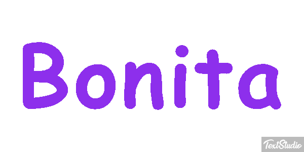 Bonita Efeito do texto